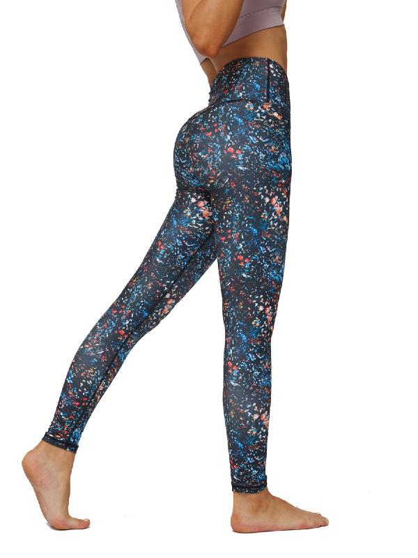 Printed High Waisted Yoga Leggings ACTIVE WEAR