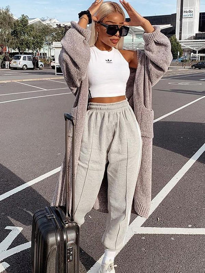 Leisure Female Elastic Track Pants ACTIVE WEAR