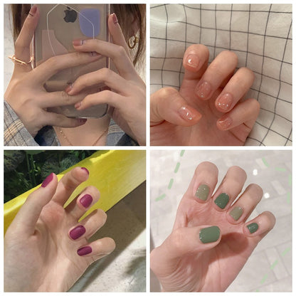 translucent PRESS ON NAILS