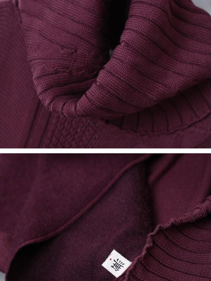 Red Wool Two Piece Sweater And Dress