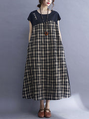 BLACK PLAID