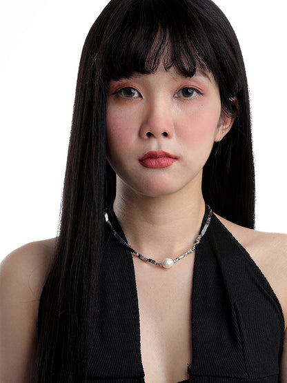 Punk Pearl Alloy Necklaces Accessories
