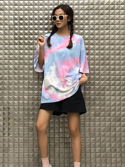 Casual Fashion Tie-Dye T-shirt