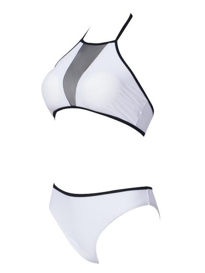 Split-Joint Bandage Split Bikini Swimsuit
