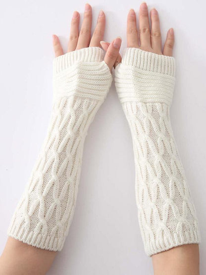Knitted Half Finger 6 Colors Sleevelet Accessories