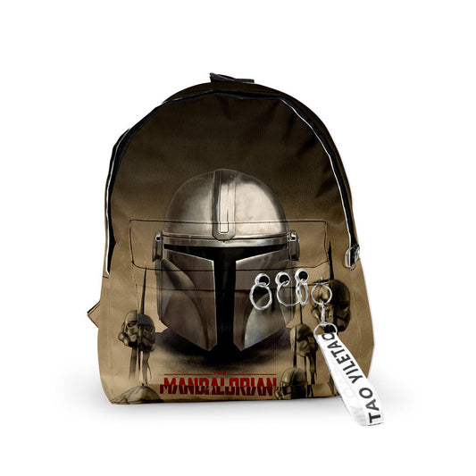 Mandalarian Wars backpack double shoulder bag