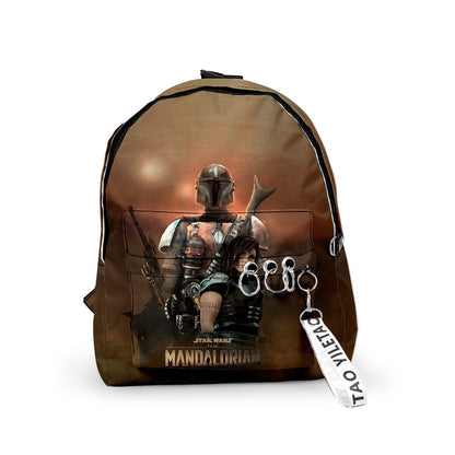 Mandalarian Wars backpack double shoulder bag