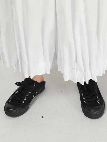Solid Color Ruffled Loose Bloomers Pants