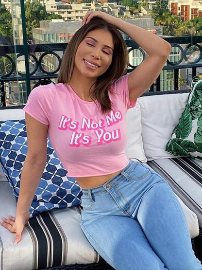 Pink Half Sleeve T-Shirts Tops ACTIVE WEAR