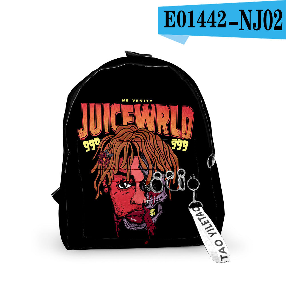 Rapper juice wrld leisure backpack backpack Backpack