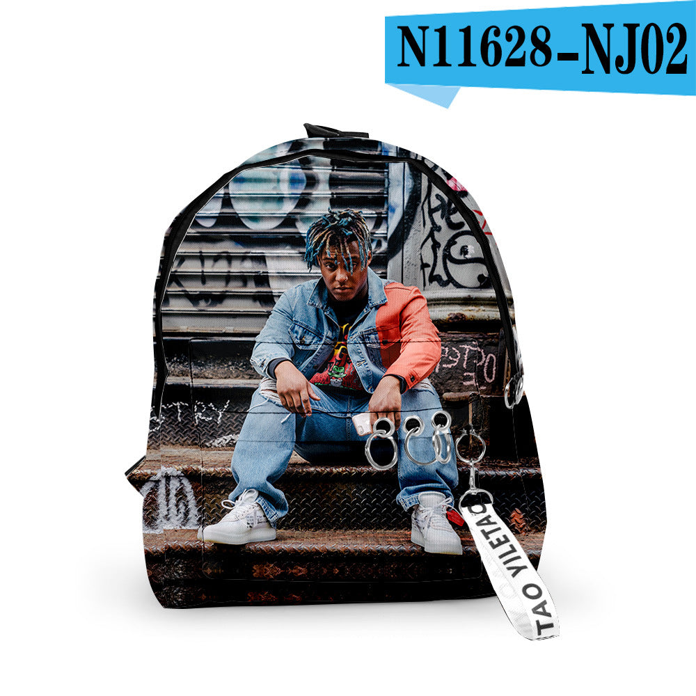 Rapper juice wrld leisure backpack backpack Backpack