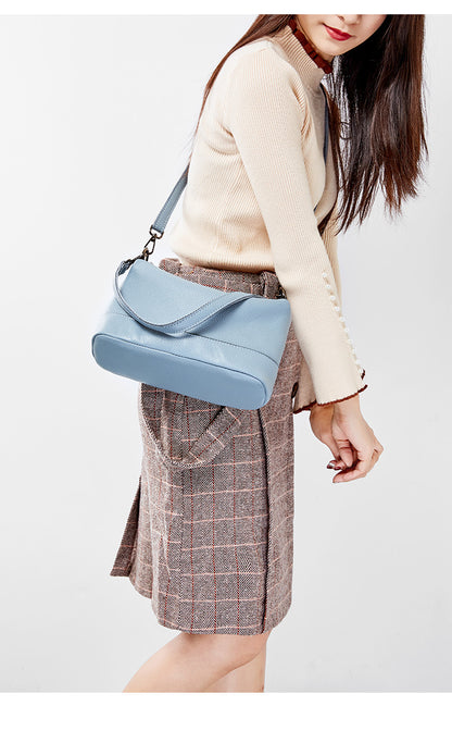 Women's Baotou layer leather bag women's bill of lading shoulder slant bag backpack