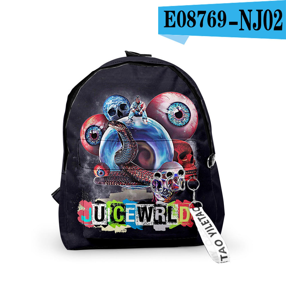 Rapper juice wrld leisure backpack backpack Backpack