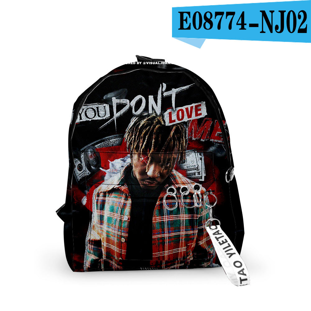 Rapper juice wrld leisure backpack backpack Backpack