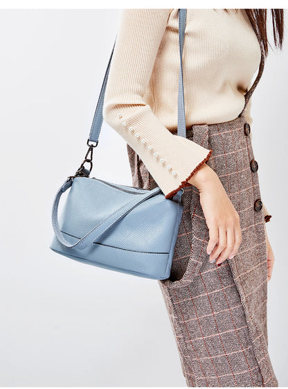 Women's Baotou layer leather bag women's bill of lading shoulder slant bag backpack
