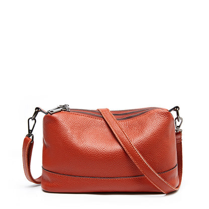 Women's Baotou layer leather bag women's bill of lading shoulder slant bag backpack