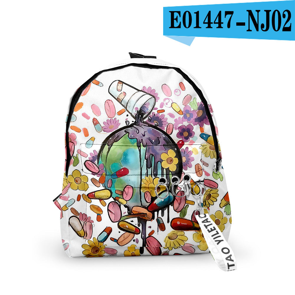 Rapper juice wrld leisure backpack backpack Backpack