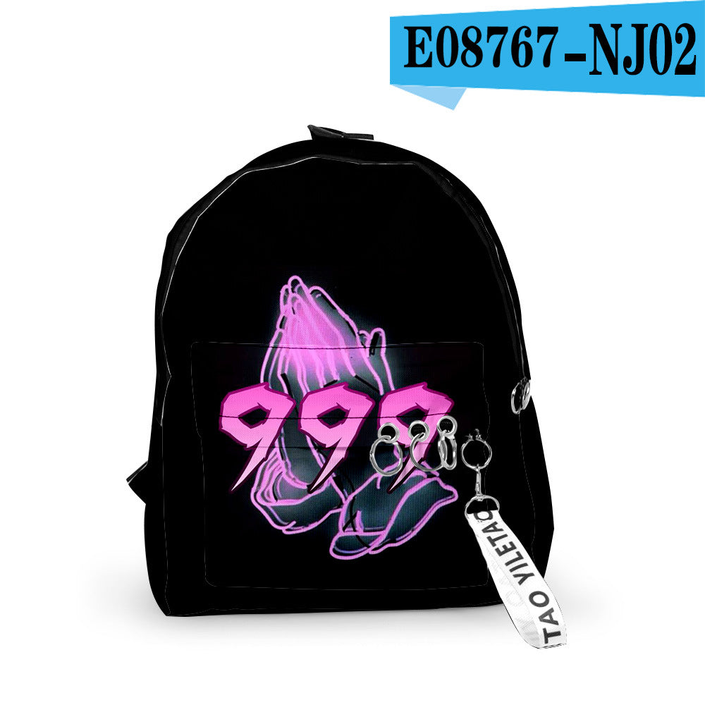 Rapper juice wrld leisure backpack backpack Backpack