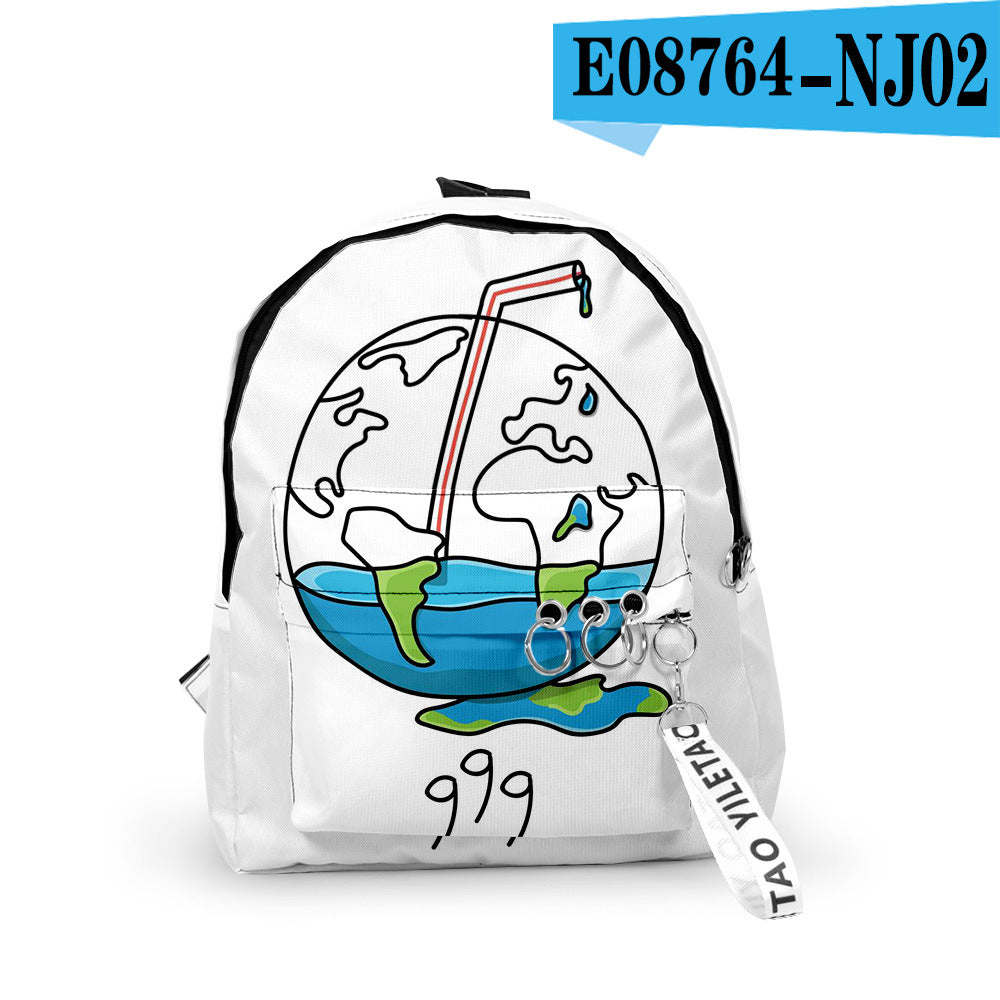 Rapper juice wrld leisure backpack backpack Backpack