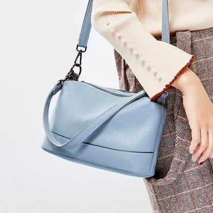 Women's Baotou layer leather bag women's bill of lading shoulder slant bag backpack