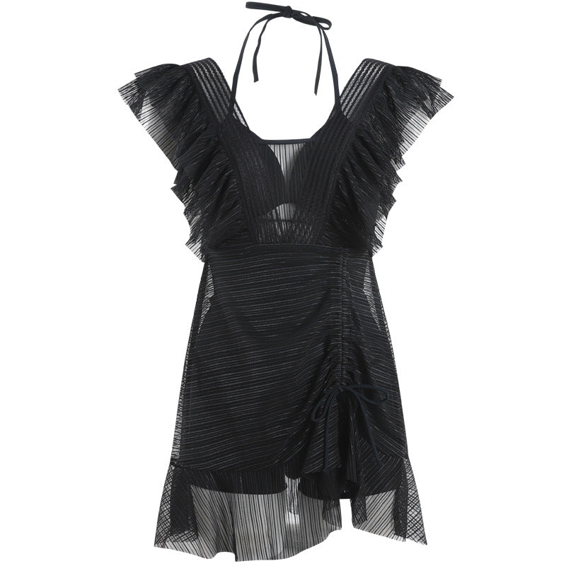 SEXY LACE COVER VEIL BEACH VACATION BIKINI SWIMSUIT