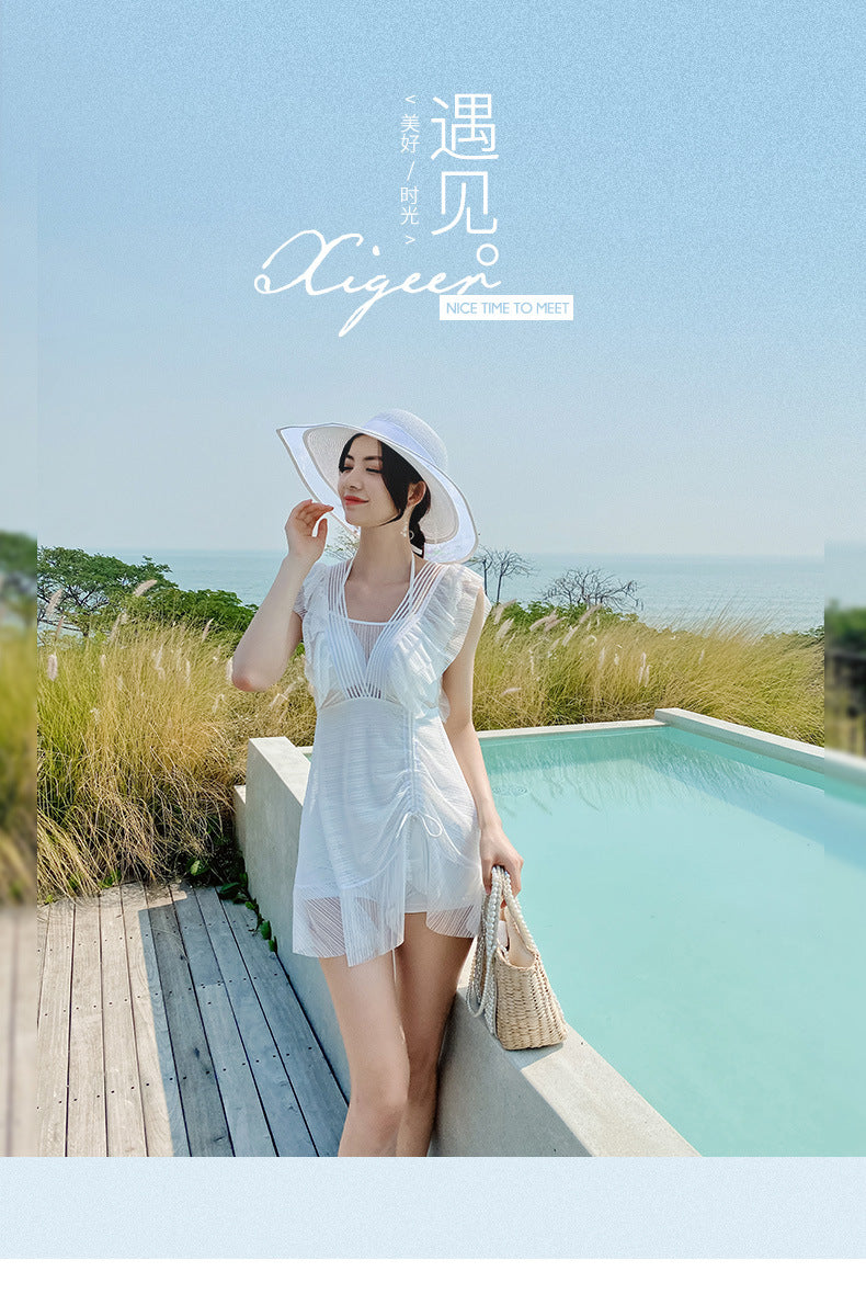 SEXY LACE COVER VEIL BEACH VACATION BIKINI SWIMSUIT