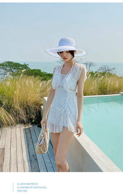 SEXY LACE COVER VEIL BEACH VACATION BIKINI SWIMSUIT