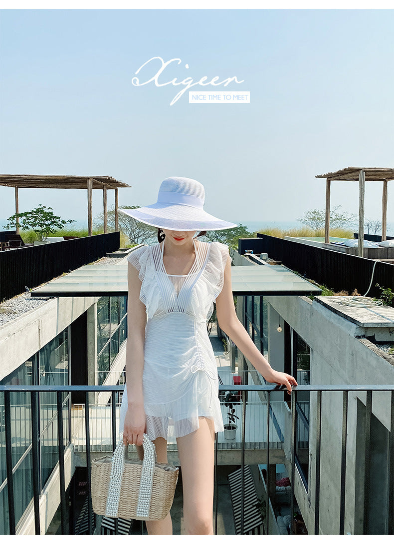 SEXY LACE COVER VEIL BEACH VACATION BIKINI SWIMSUIT