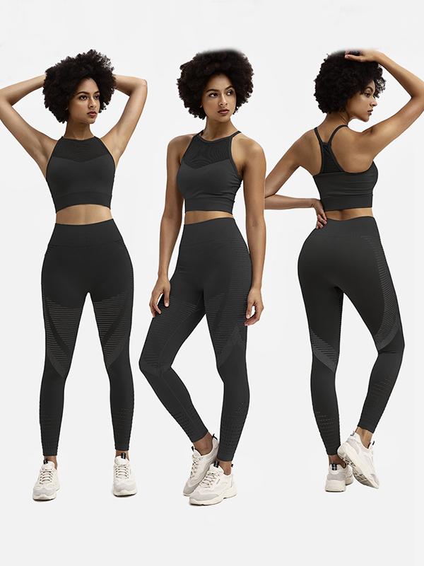 Sexy Hollow Breathable Yoga Leggings