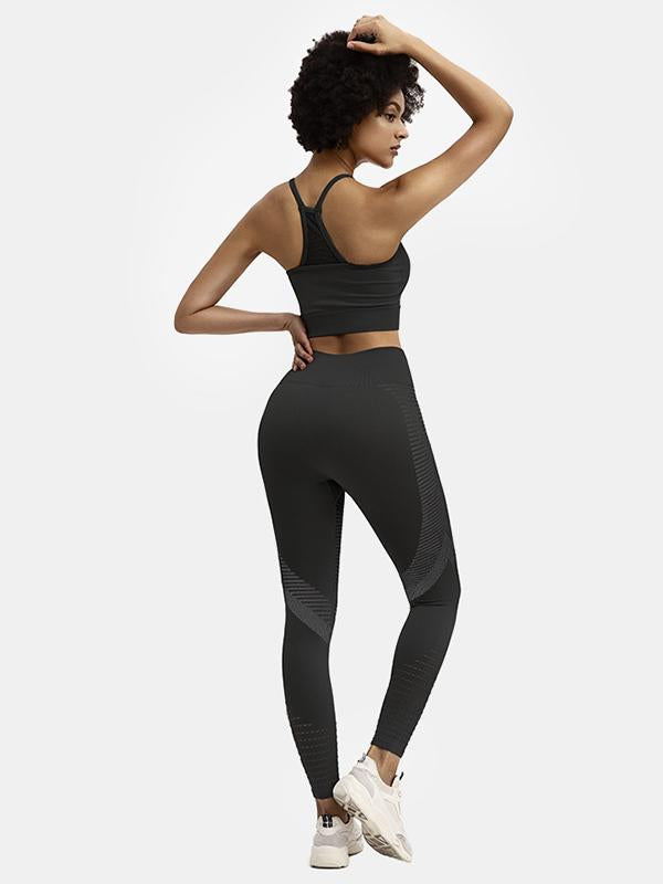 Sexy Hollow Breathable Yoga Leggings