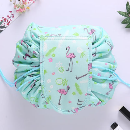 Portable Drawstring Cosmetic Bag Travel Makeup Pouch Toiletry Bag