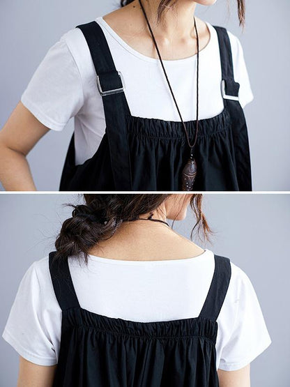 Summer New Loose Sleeveless Strap Dress
