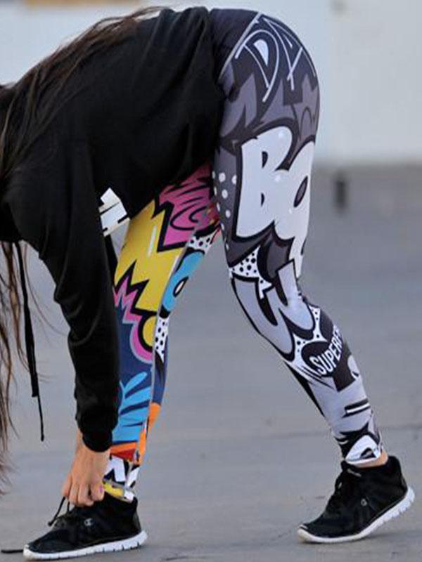Printed  Yoga&Gym Leggings