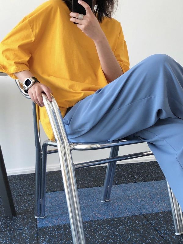 Loose Simple Solid Color T-Shirts