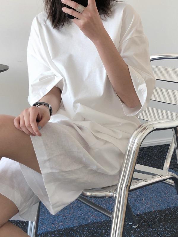 Loose Simple Solid Color T-Shirts