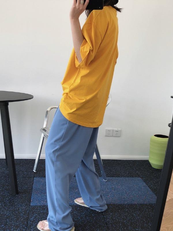 Loose Simple Solid Color T-Shirts