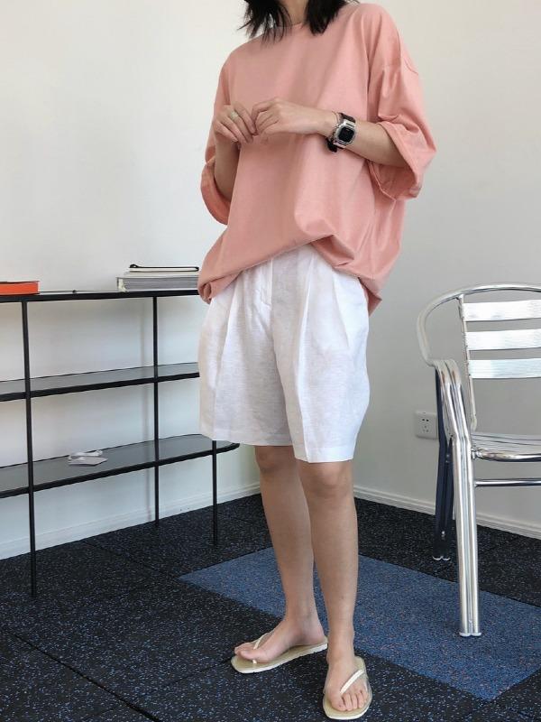 Loose Simple Solid Color T-Shirts