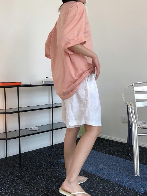 Loose Simple Solid Color T-Shirts