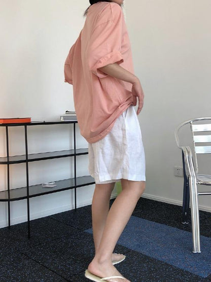 Loose Simple Solid Color T-Shirts