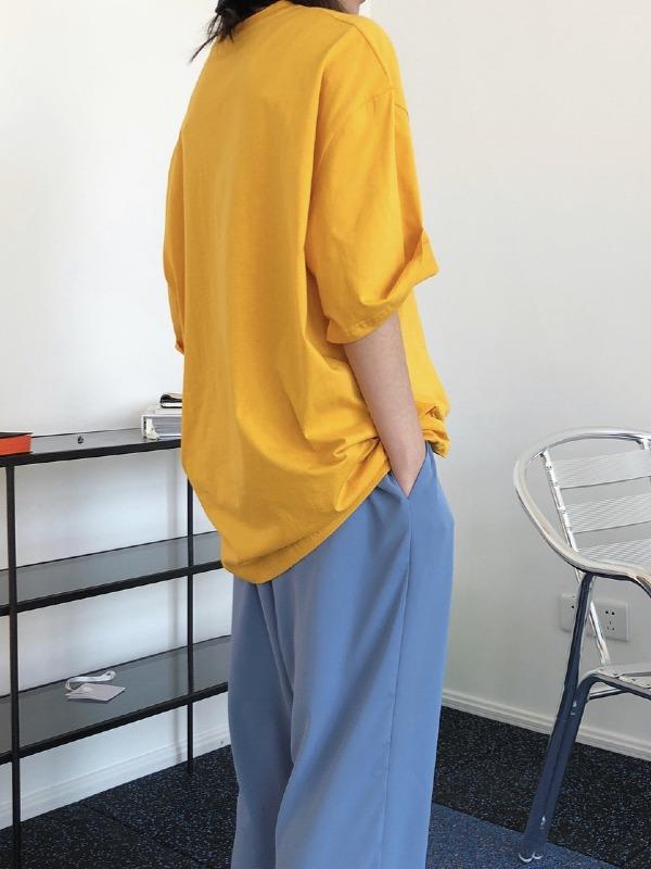 Loose Simple Solid Color T-Shirts