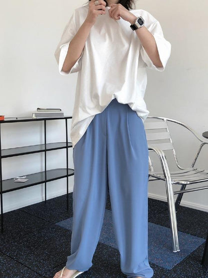 Loose Simple Solid Color T-Shirts