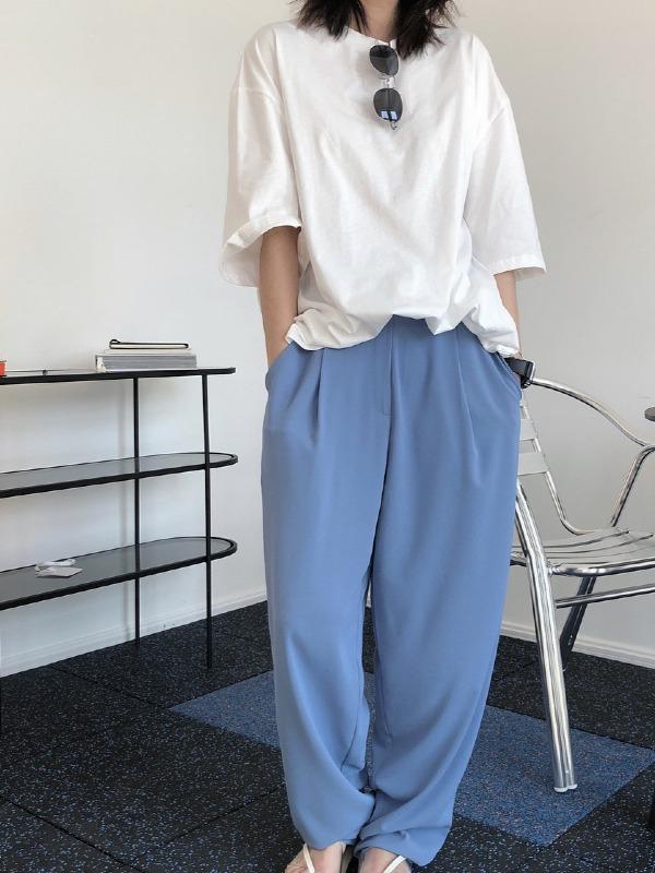 Loose Simple Solid Color T-Shirts