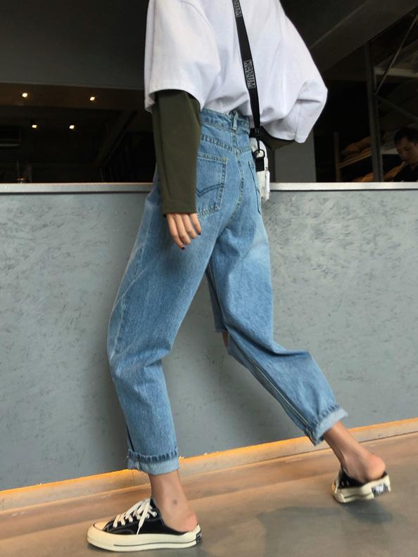 Urban Denim Hollow Jean Pants