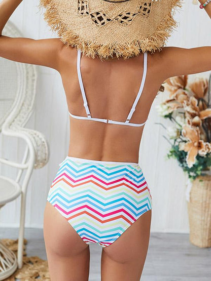 Hollow Tasseled Bikini Swimsuit