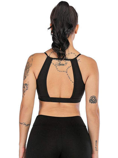 Backless Spaghetti-neck Sports Tanks