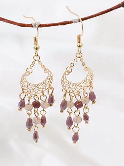 National Style Hollow Earrings