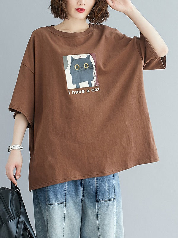 Loose Round Neck T-Shirt