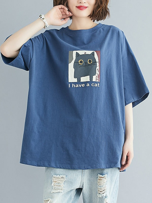 Loose Round Neck T-Shirt