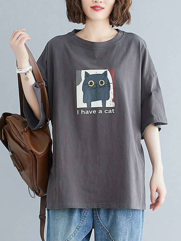 Loose Round Neck T-Shirt