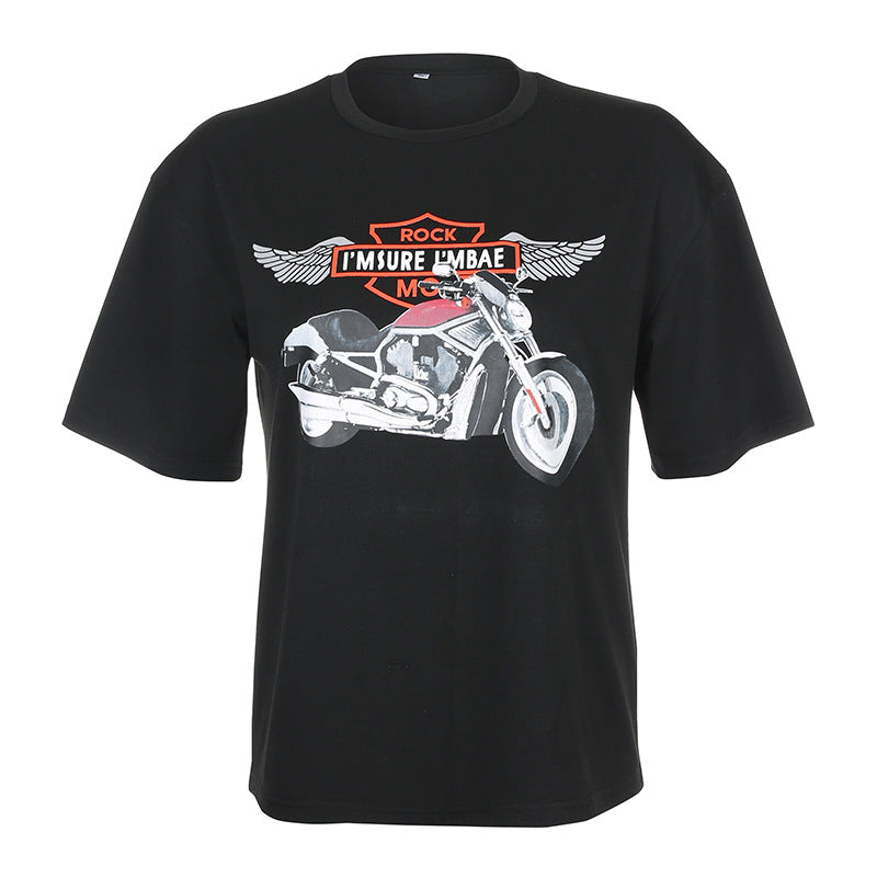 Loose slim multicolor printed skirt top ACTIVEWEAR